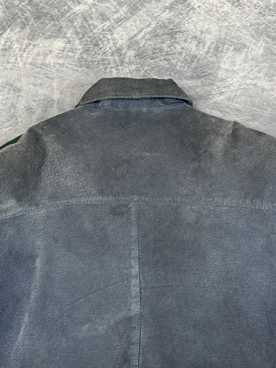 1990S MULTICOLOR LEATHER JACKET - M