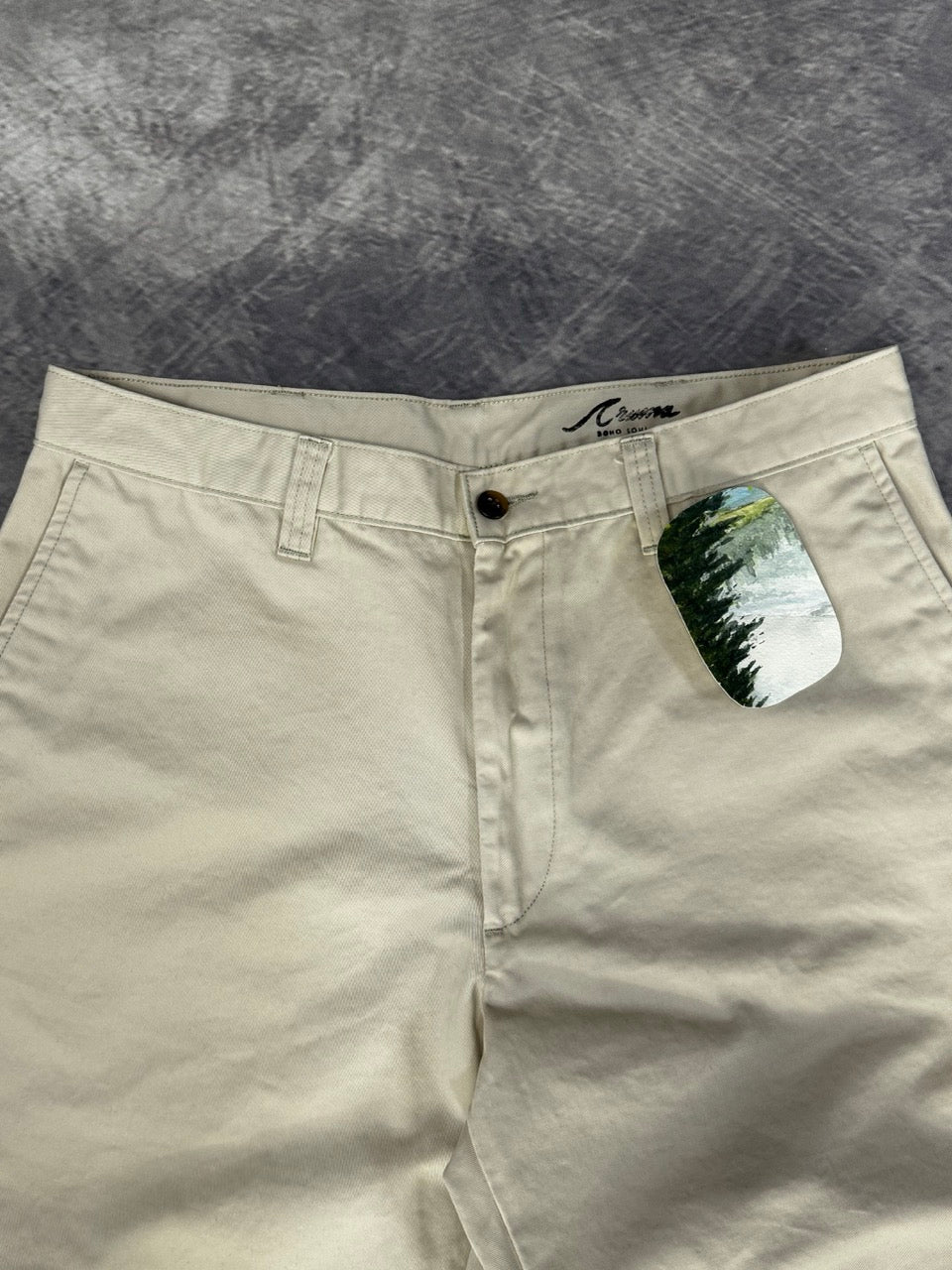 BEIGE TROUSERS - LEG PATTER 34X32