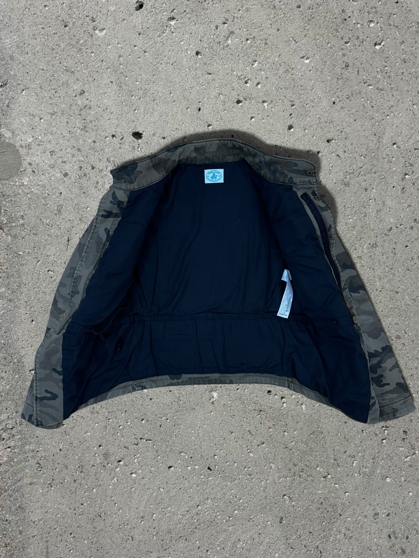 GREY CAMO JACKET  + WHITE SHORT - SET - S/M