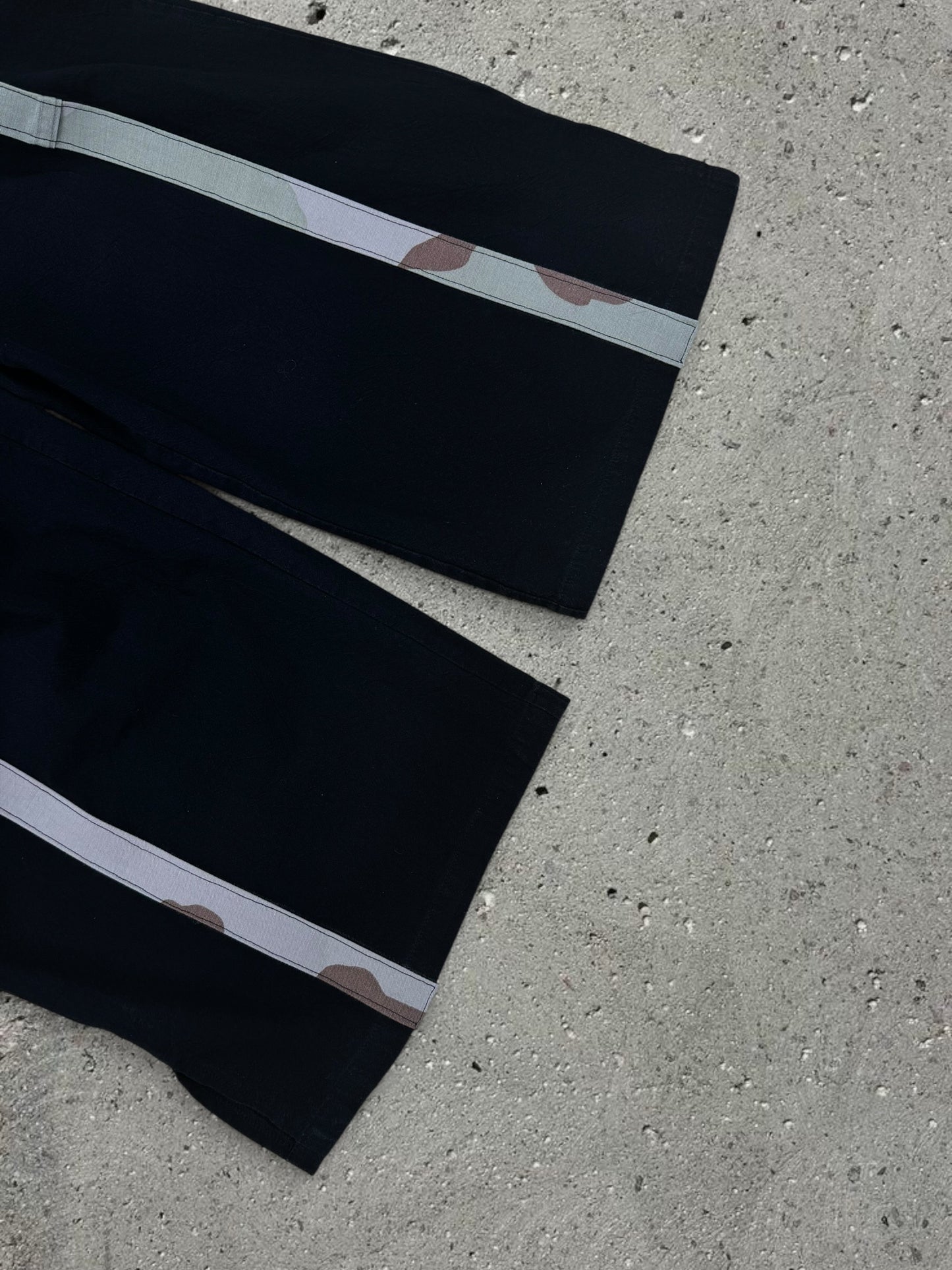 BLACK OVERALLS + BLACK MESH BODYSUIT - SET - S