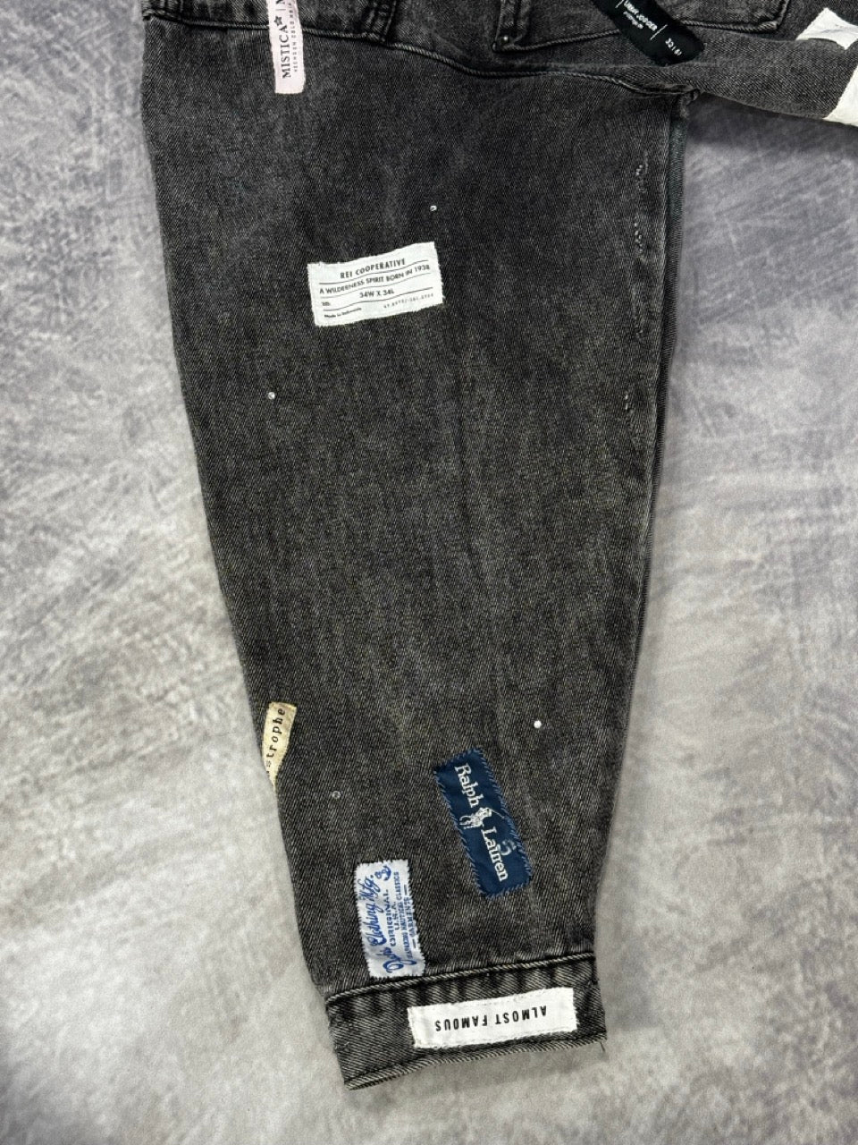 BLACK LABEL PATCHES DENIM JACKET - M