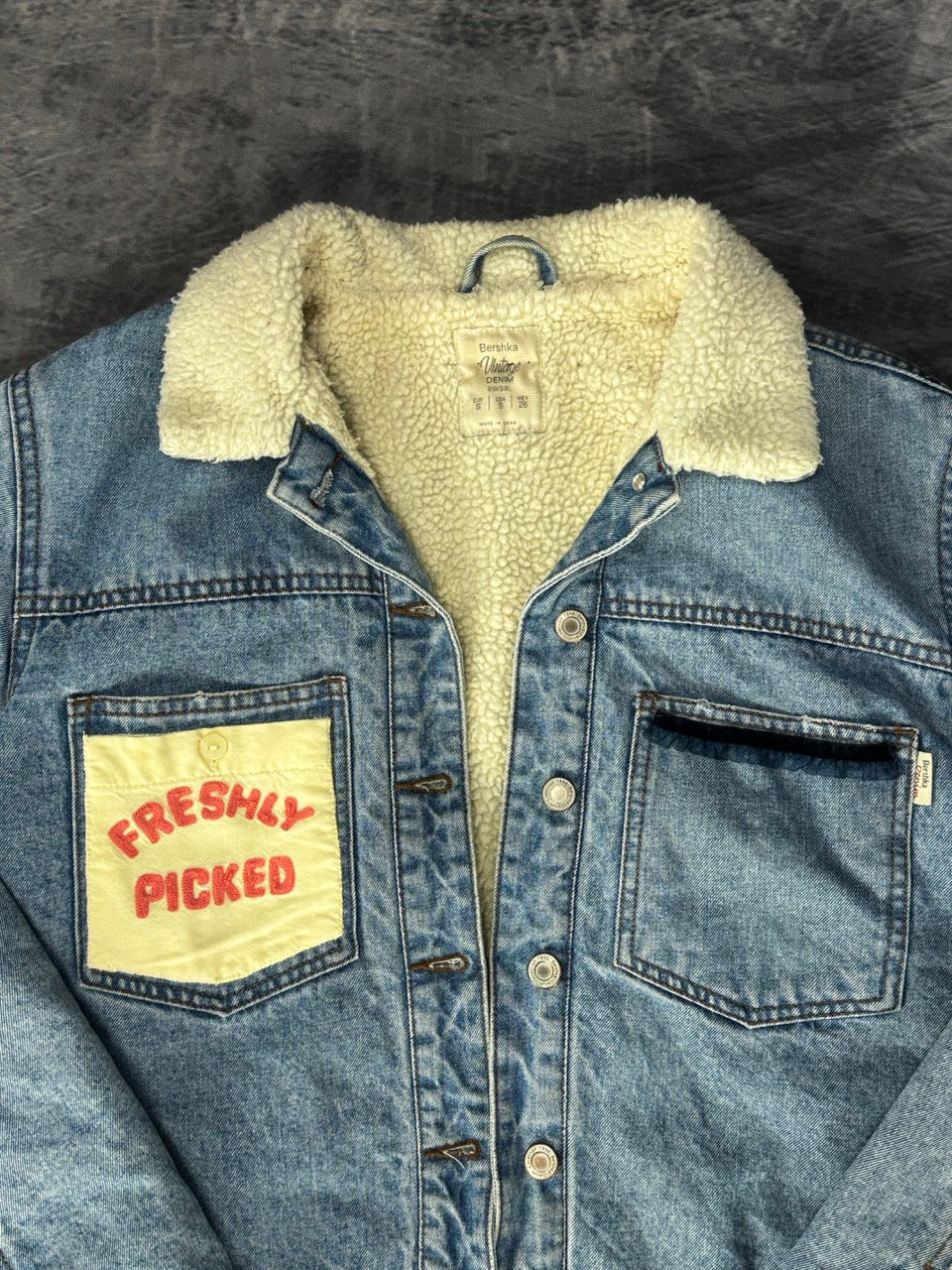 FRESHLY PICKED DENIM JACKET / UPCYCLED - S
