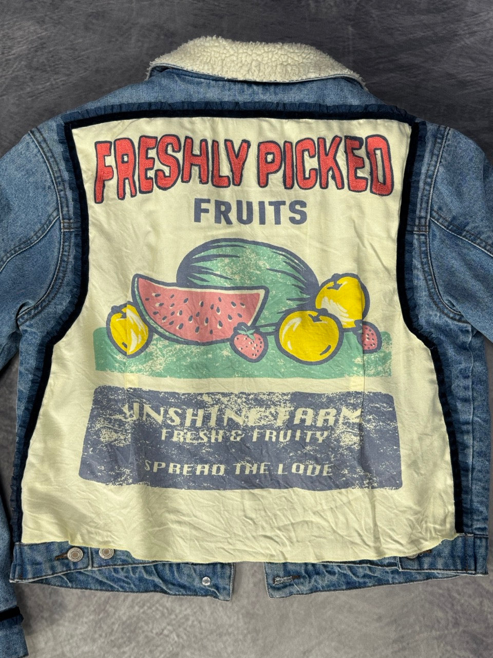 FRESHLY PICKED DENIM JACKET / UPCYCLED - S