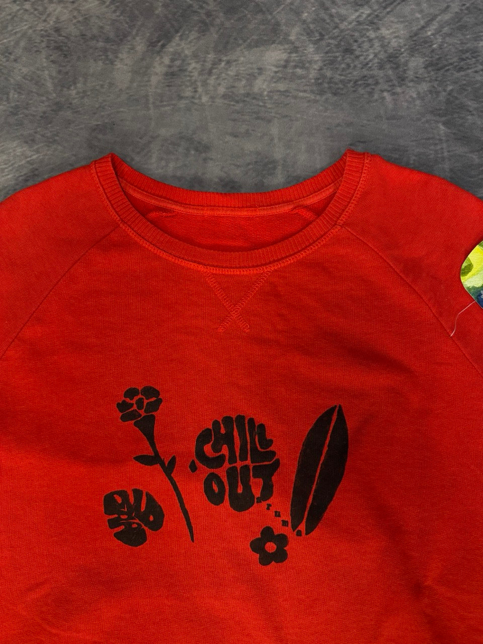 CHILL OUT RED SWEATER - S